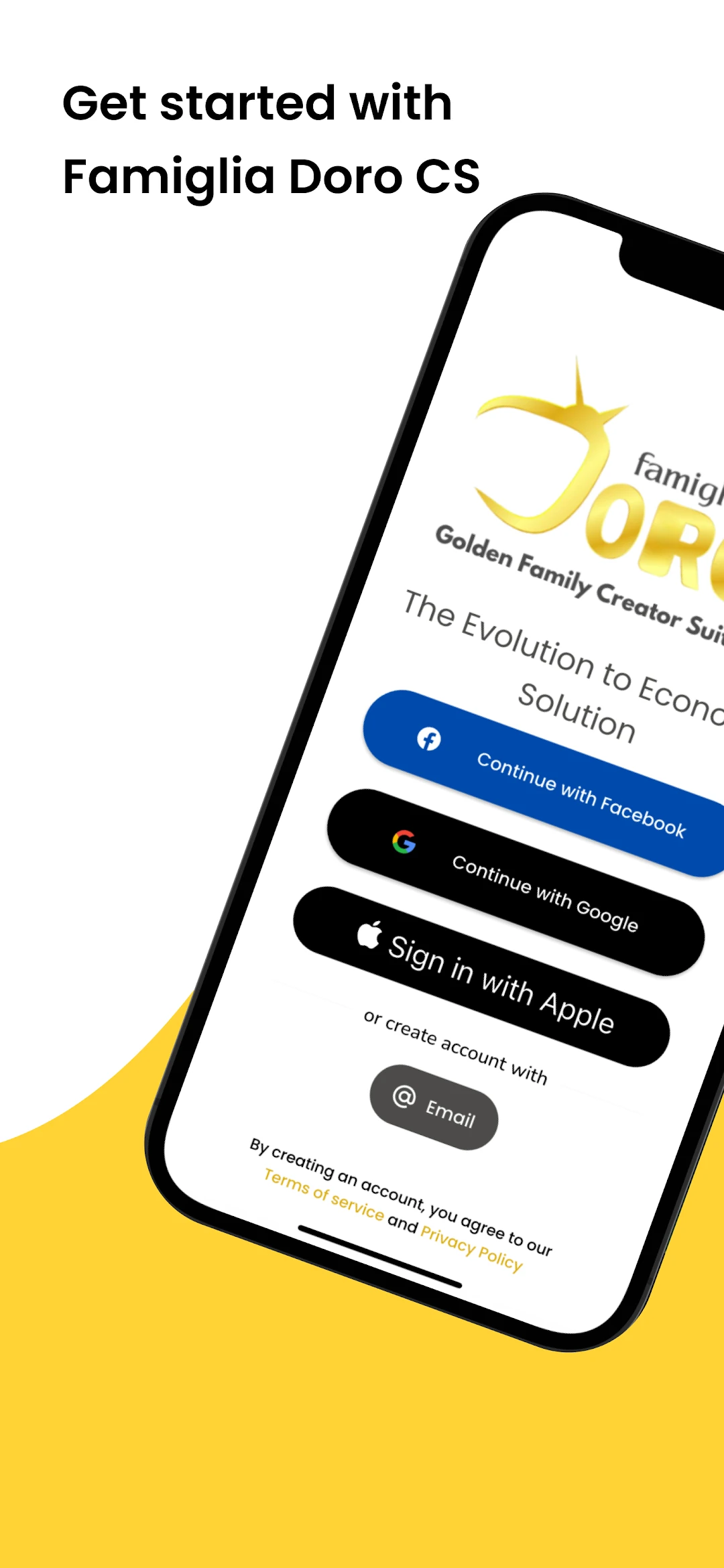Famiglia Doro CS official store screenshot 1